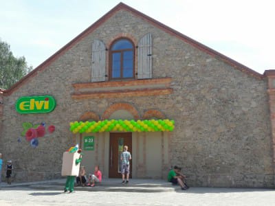 Parduotuvių lentynų pristatymas ir surinkimas Elvi, Mežotne 7