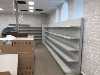 Parduotuvių lentynų pristatymas ir surinkimas Elvi, Mežotne 4